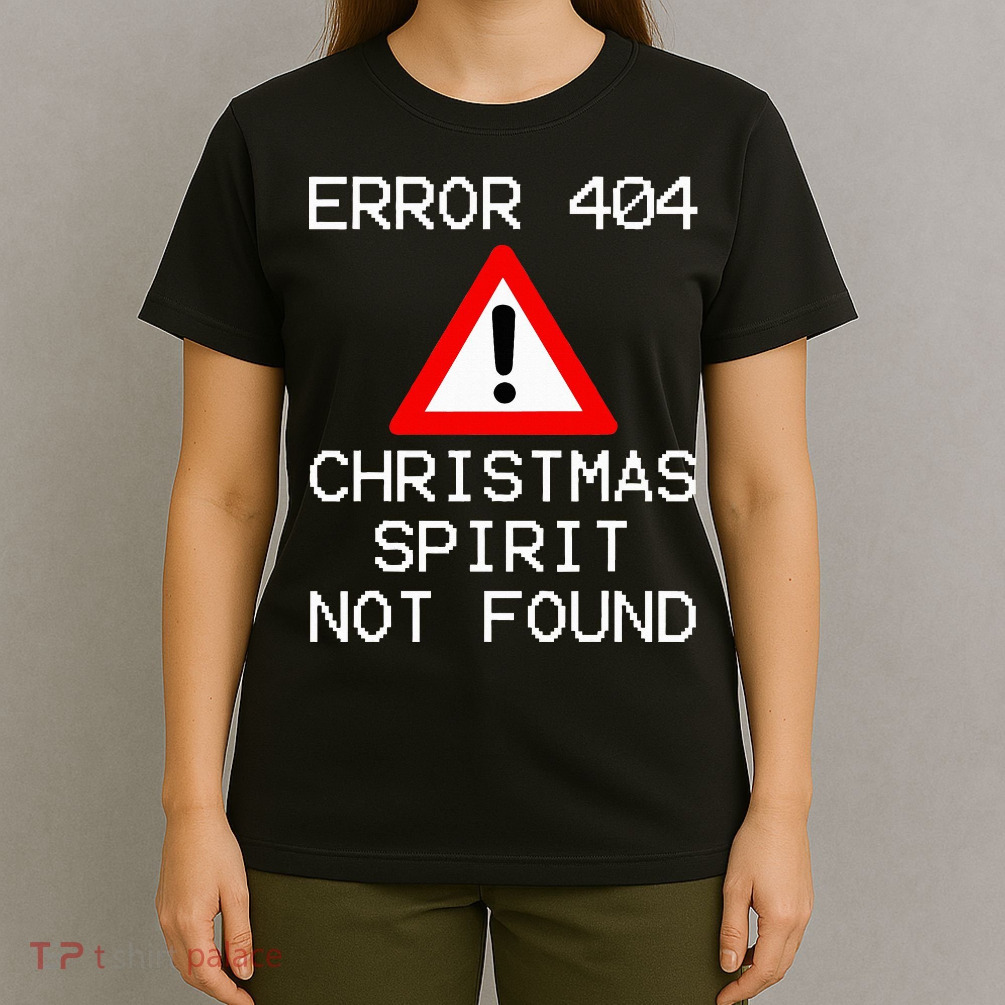 Scrooge Bah Humbug Error 404 Anti Christmas Spirit T-Shirt