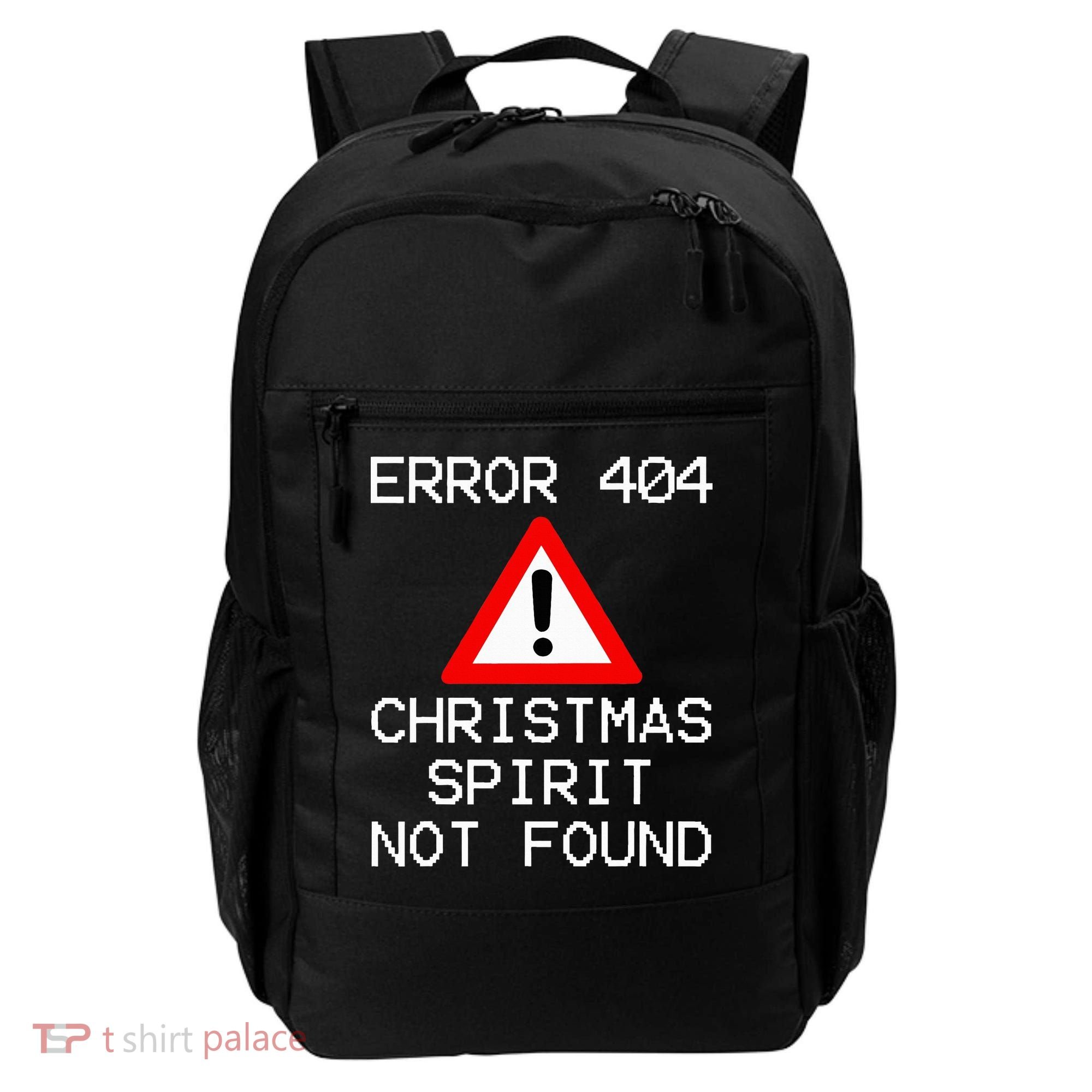 Scrooge Bah Humbug Error 404 Anti Christmas Spirit Backpack