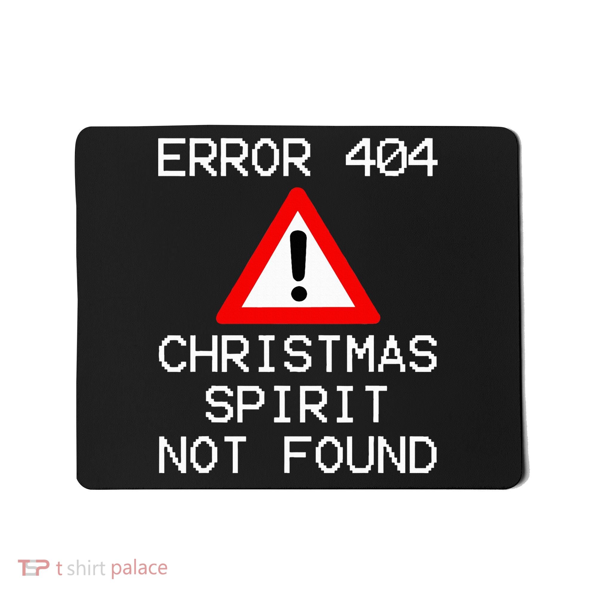 Scrooge Bah Humbug Error 404 Anti Christmas Spirit Mousepad
