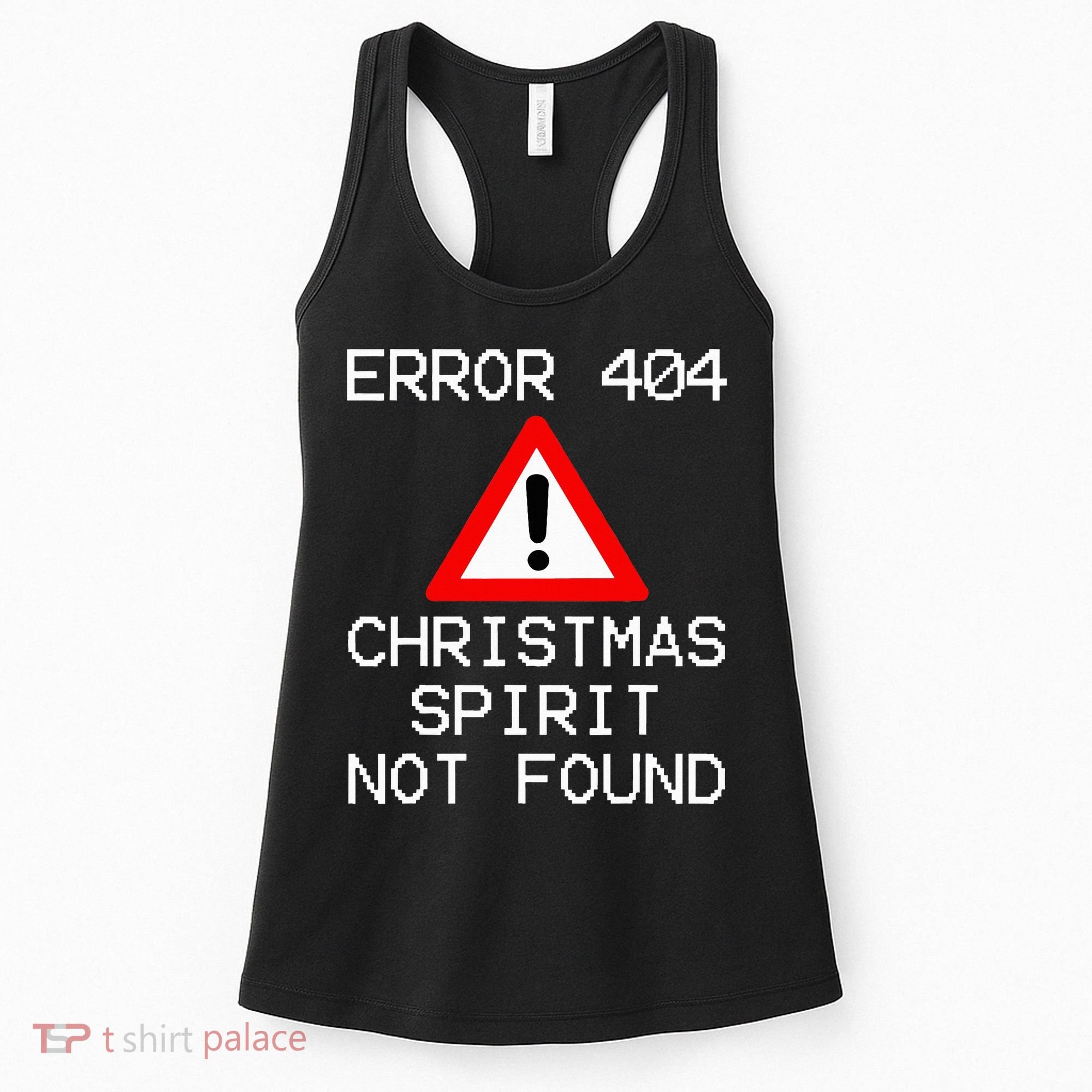 Scrooge Bah Humbug Error 404 Anti Christmas Spirit Women's Tank Top
