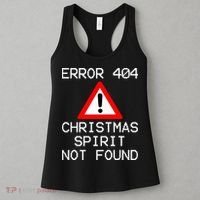 Scrooge Bah Humbug Error 404 Anti Christmas Spirit Women's Tank Top thumb 3