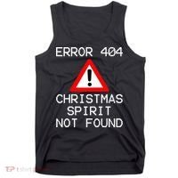 Scrooge Bah Humbug Error 404 Anti Christmas Spirit Tank Top thumb 0