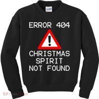 Scrooge Bah Humbug Error 404 Anti Christmas Spirit Kids Sweatshirt thumb 0