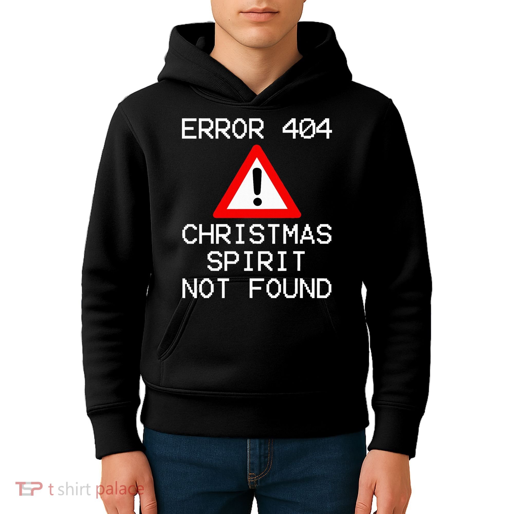 Scrooge Bah Humbug Error 404 Anti Christmas Spirit Kids Hoodie