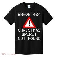 Scrooge Bah Humbug Error 404 Anti Christmas Spirit Kids T-Shirt thumb 0