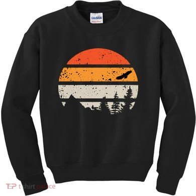 Summer Beach Hawaiian Vintage Kids Sweatshirt