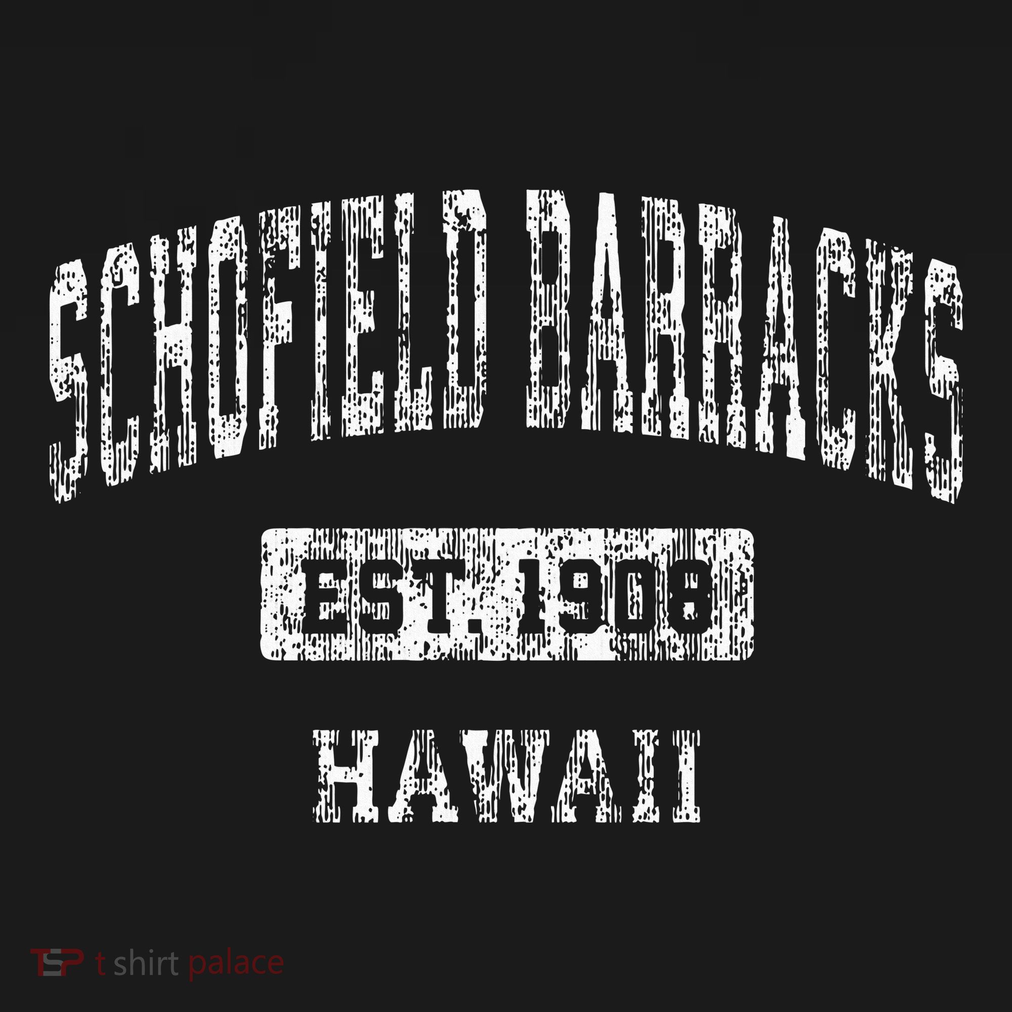 Schofield Barracks Hawaii Hi Vintage Sports Established T-Shirt