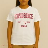 Schofield Barracks Hawaii Hi Vintage Sports T-Shirt thumb 4