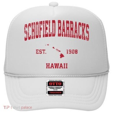 Schofield Barracks Hawaii Hi Vintage Sports Hat