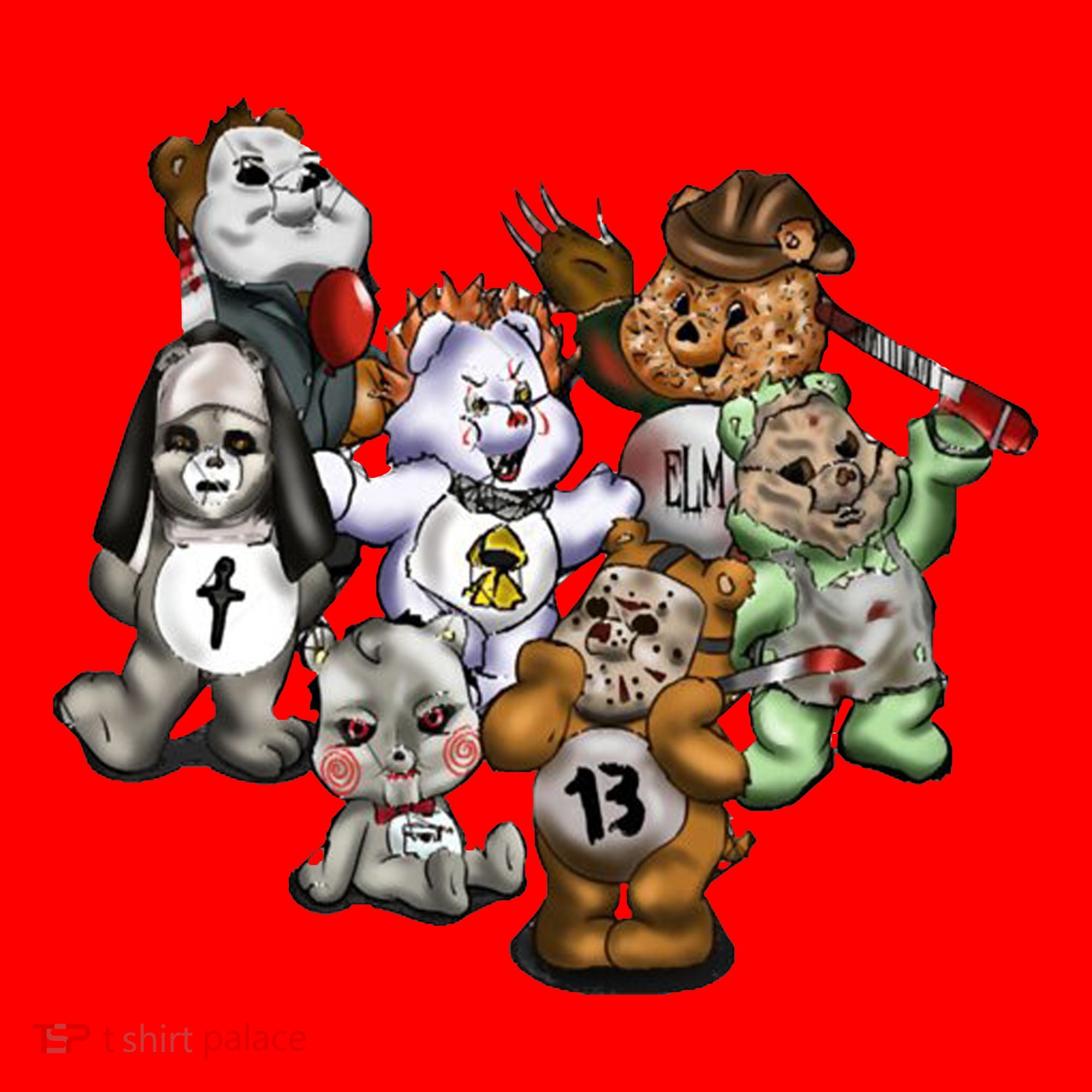 Scare Bears Halloween Creepy Santa Hat