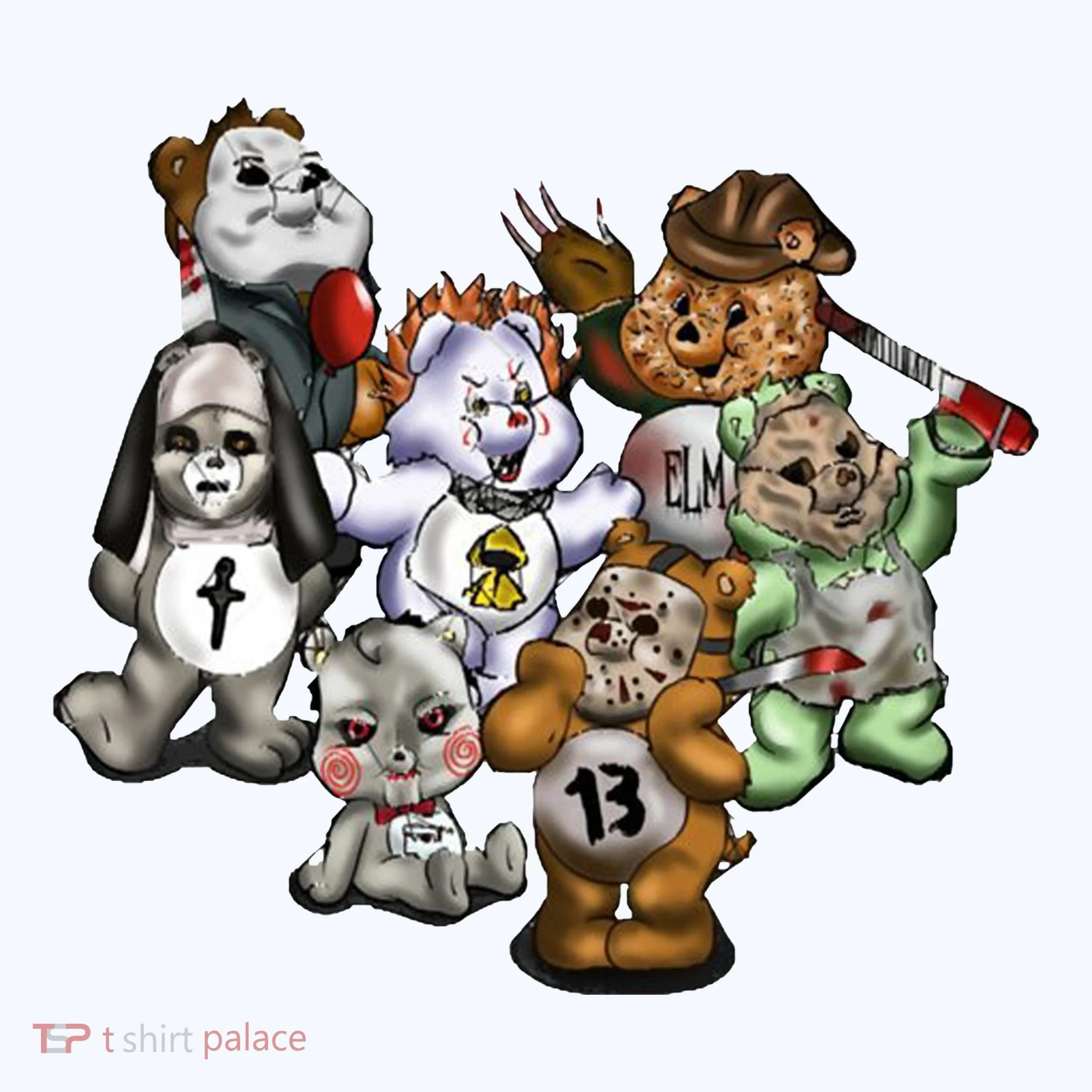 Scare Bears Halloween Creepy Baby Bodysuit