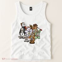 Scare Bears Halloween Creepy Tank Top thumb 2