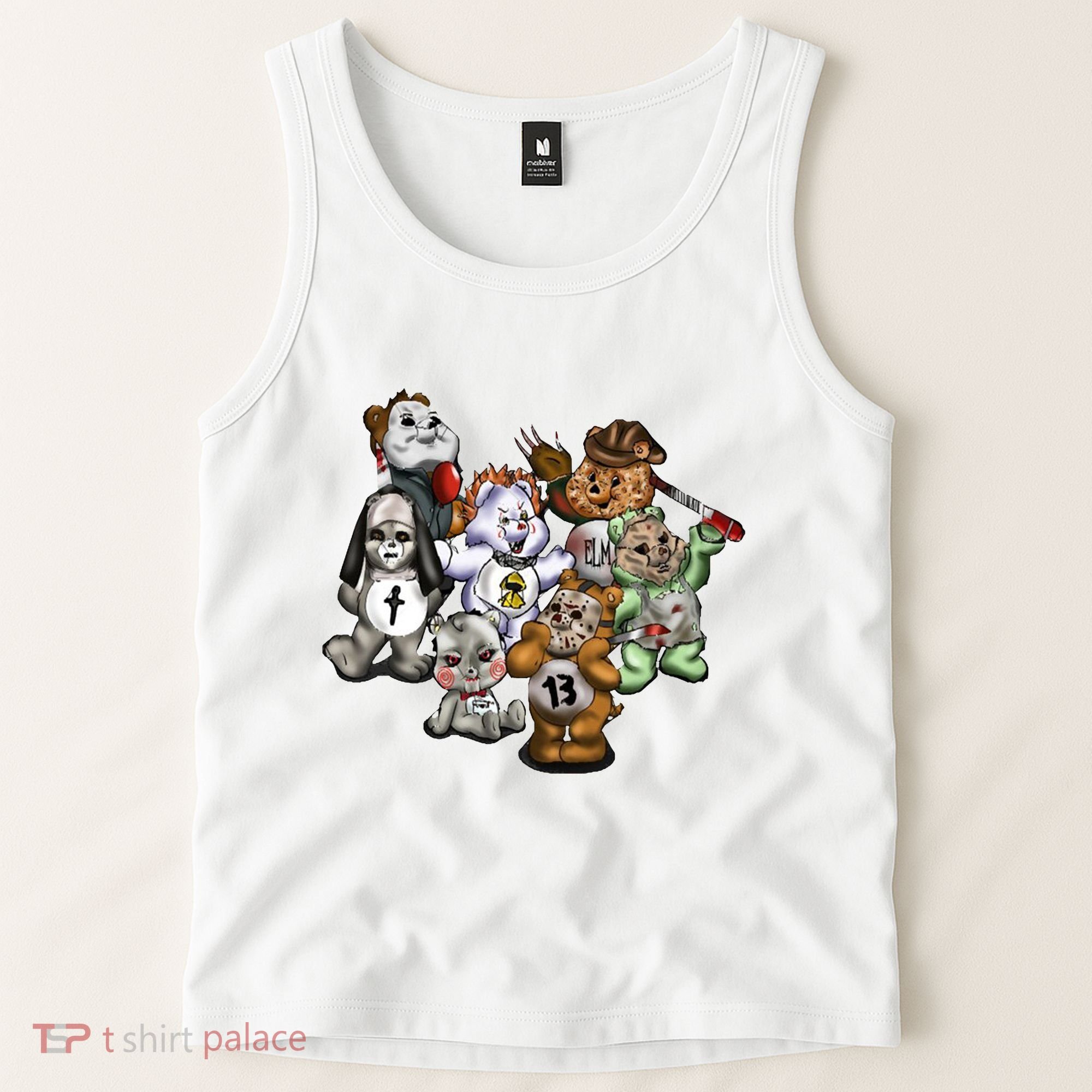 Scare Bears Halloween Creepy Tank Top