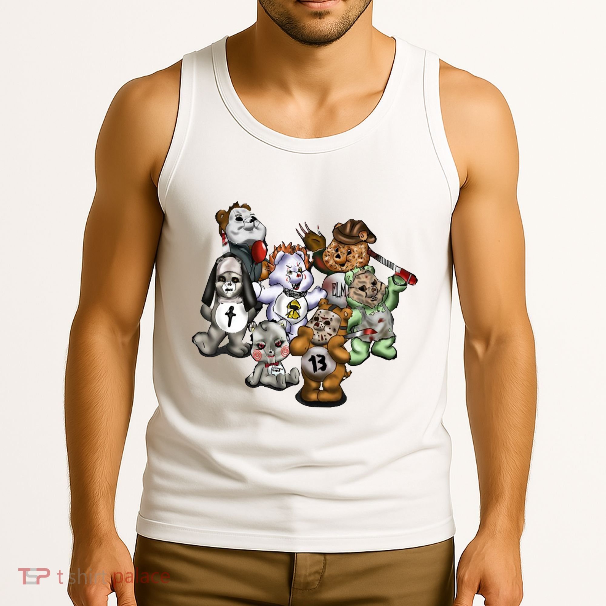 Scare Bears Halloween Creepy Tank Top