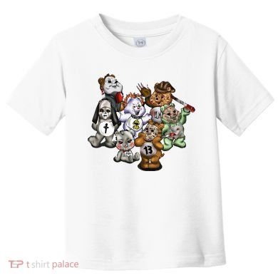 Scare Bears Halloween Creepy Toddler T-Shirt