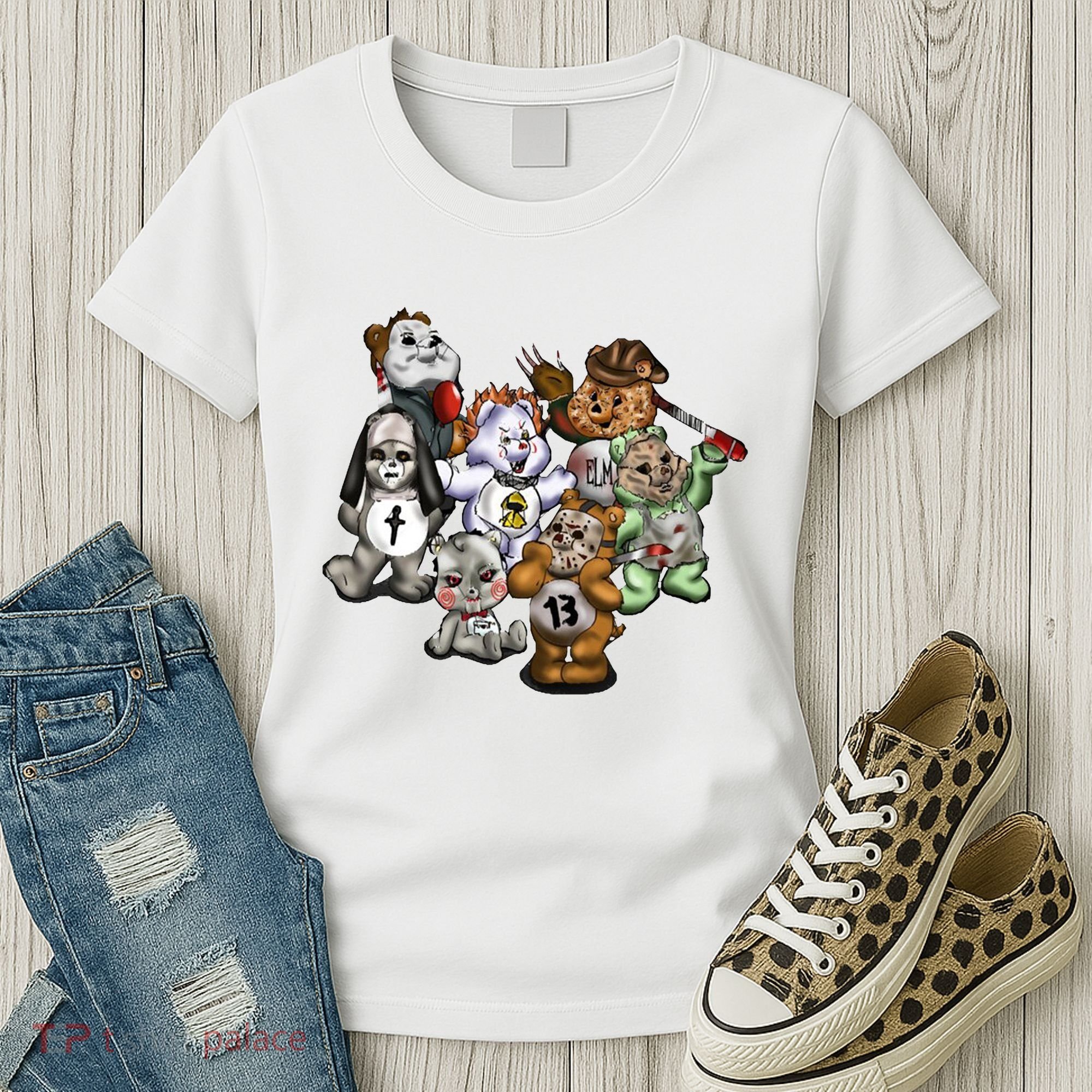 Scare Bears Halloween Creepy Women's T-Shirt