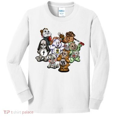 Scare Bears Halloween Creepy Kids Long Sleeve Shirt