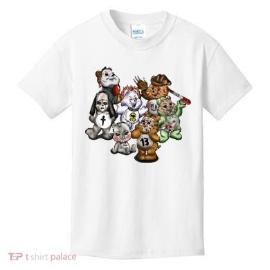 Scare Bears Halloween Creepy Kids T-Shirt