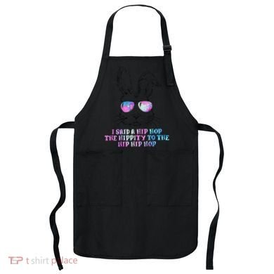 Sunglass Bunny Hip Hop Hippity Galaxy Easter Apron