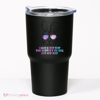 Sunglass Bunny Hip Hop Hippity Galaxy Easter Tumbler