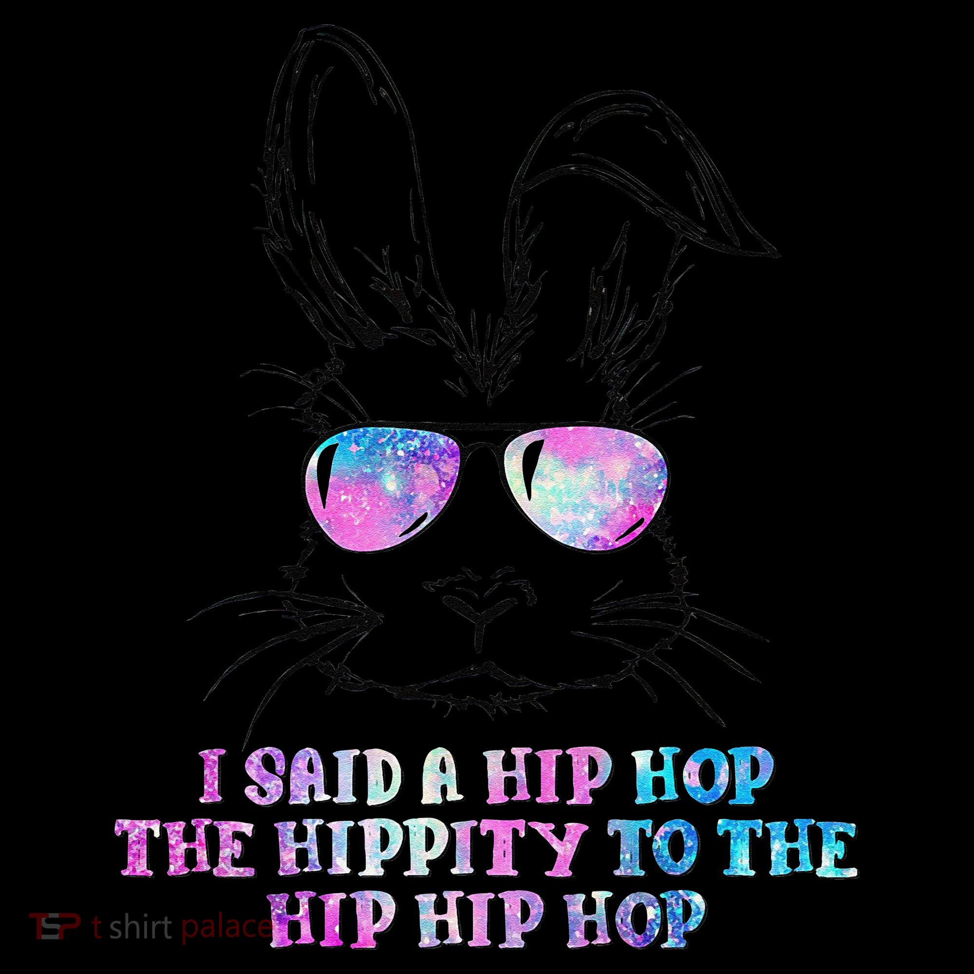 Sunglass Bunny Hip Hop Hippity Galaxy Easter Ornament