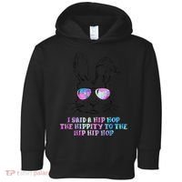 Sunglass Bunny Hip Hop Hippity Galaxy Easter Toddler Hoodie thumb 0