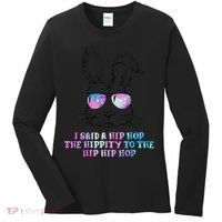 Sunglass Bunny Hip Hop Hippity Galaxy Easter Women's Long Sleeve Shirt thumb 0