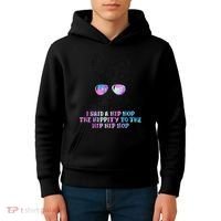Sunglass Bunny Hip Hop Hippity Galaxy Easter Kids Hoodie thumb 4