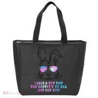 Sunglass Bunny Hip Hop Hippity Galaxy Easter Tote Bag thumb 0