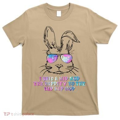 Sunglass Bunny Hip Hop Hippity Galaxy Easter T-Shirt