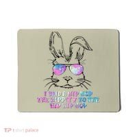 Sunglass Bunny Hip Hop Hippity Galaxy Easter Mousepad thumb 0