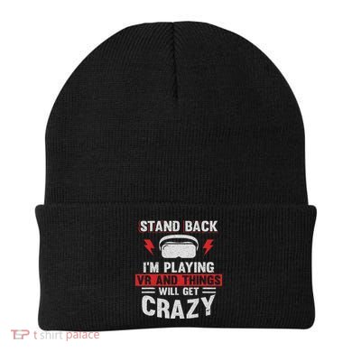Stand Back I'm Playing Vr And Things Will Crazy Funny  Beanie