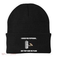Summerhays Bros I Asked For Pepperoni But They Gave Me Plane Beanie thumb 0