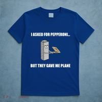 Summerhays Bros I Asked For Pepperoni But They Gave Me Plane T-Shirt thumb 5