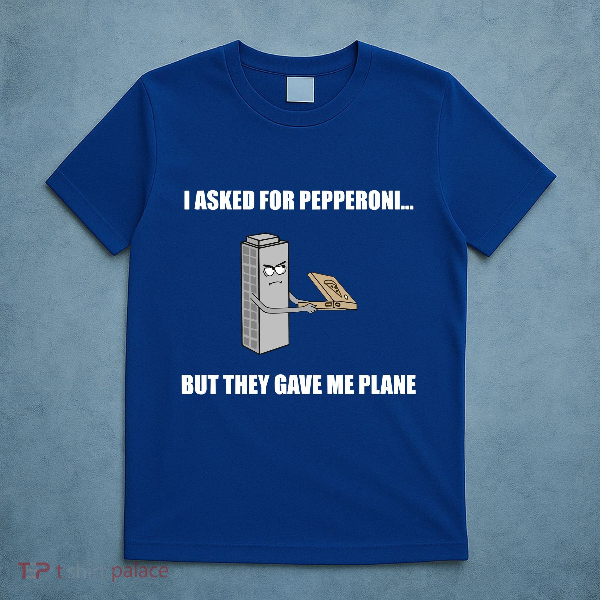 Summerhays Bros I Asked For Pepperoni But They Gave Me Plane T-Shirt