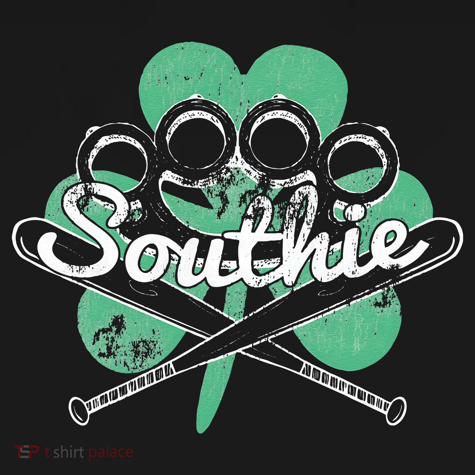 Southie Boston Irish Saint Patrick's Day Distressed Hoodie