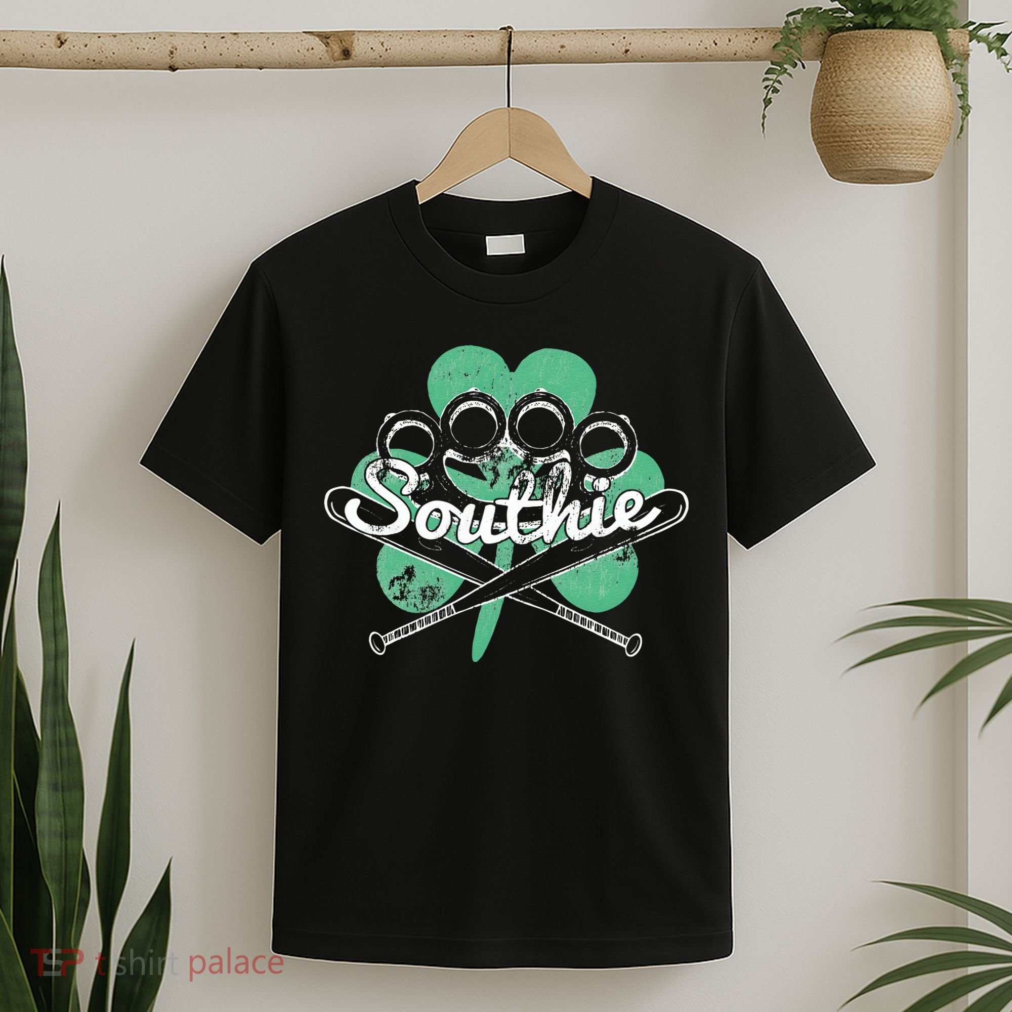 Southie Boston Irish Saint Patrick's Day Distressed T-Shirt