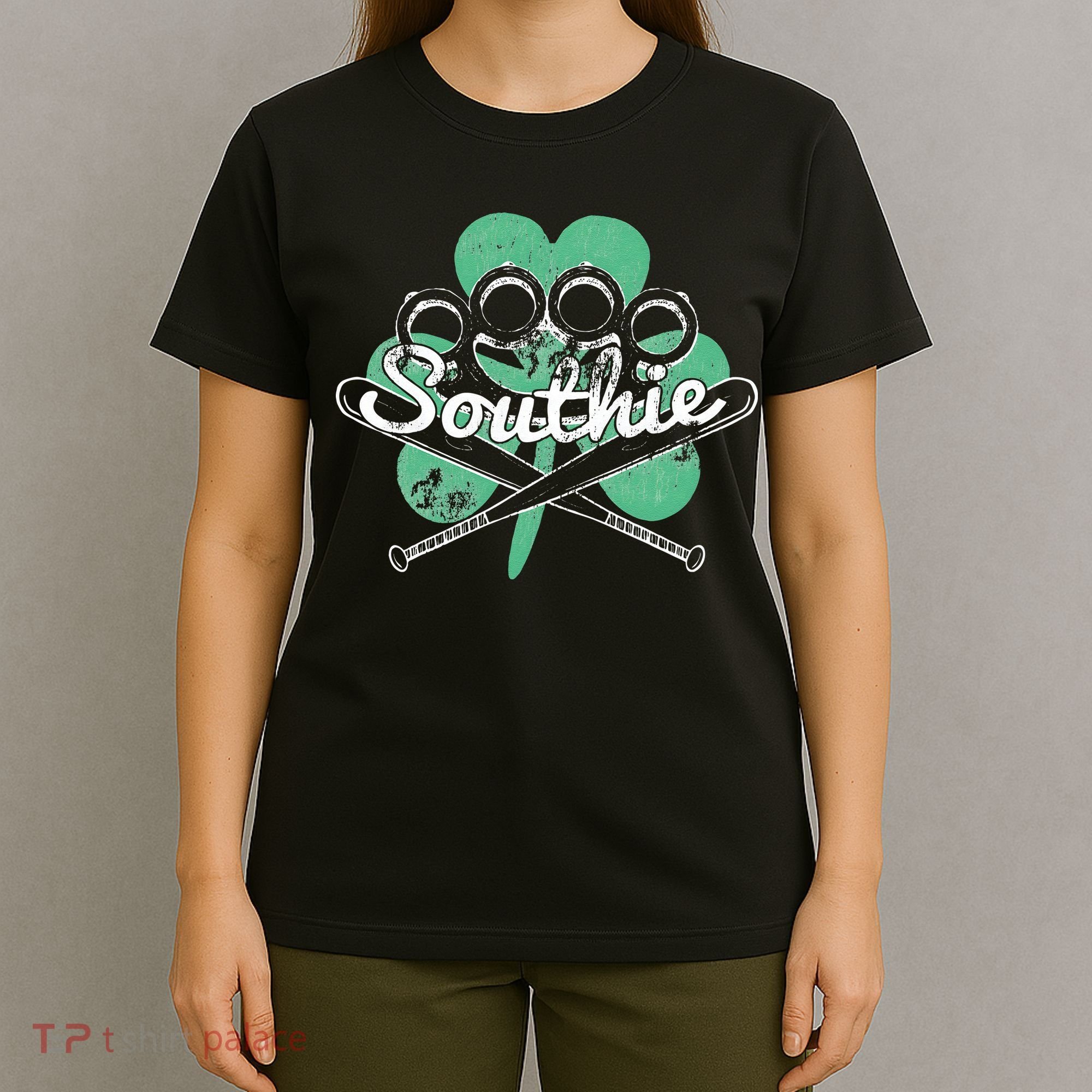 Southie Boston Irish Saint Patrick's Day Distressed T-Shirt