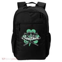 Southie Boston Irish Saint Patrick's Day Distressed Backpack thumb 0