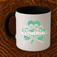 Southie Boston Irish Saint Patrick's Day Distressed Coffee Mug thumb 2