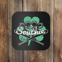 Southie Boston Irish Saint Patrick's Day Distressed Coaster thumb 0