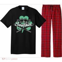 Southie Boston Irish Saint Patrick's Day Distressed Pajama Set thumb 0