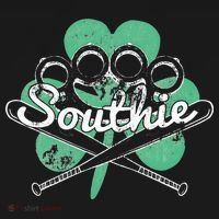 Southie Boston Irish Saint Patrick's Day Distressed Women's Hoodie thumb 2