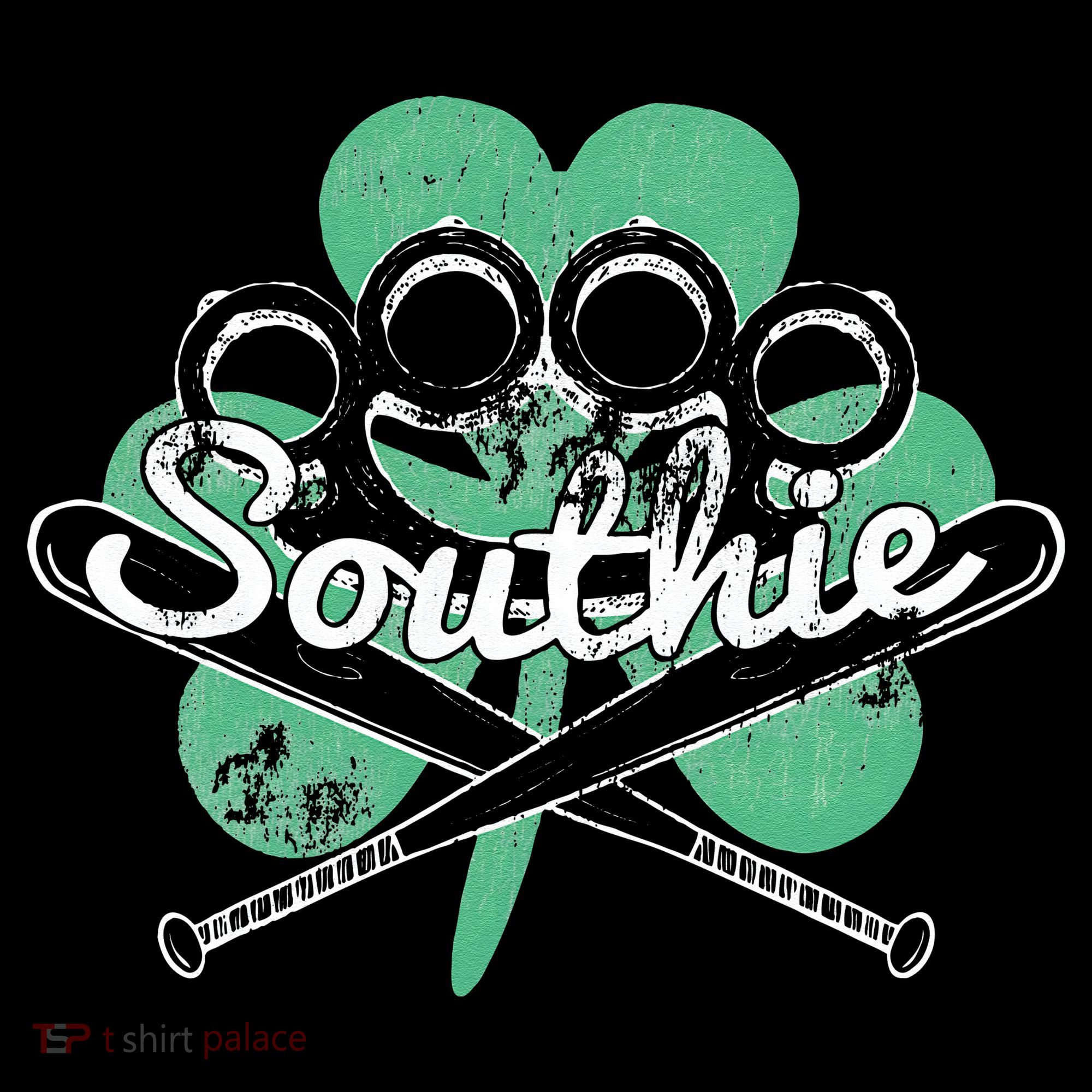 Southie Boston Irish Saint Patrick's Day Distressed Women's Hoodie