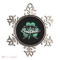 Southie Boston Irish Saint Patrick's Day Distressed Ornament thumb 0