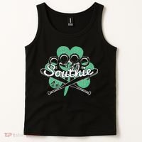Southie Boston Irish Saint Patrick's Day Distressed Tank Top thumb 2