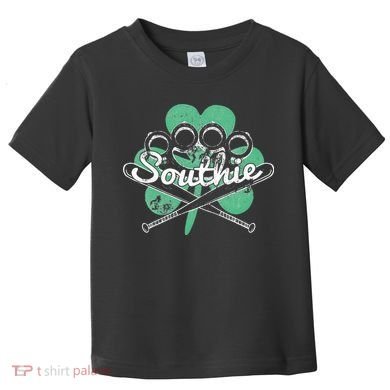 Southie Boston Irish Saint Patrick's Day Distressed Toddler T-Shirt