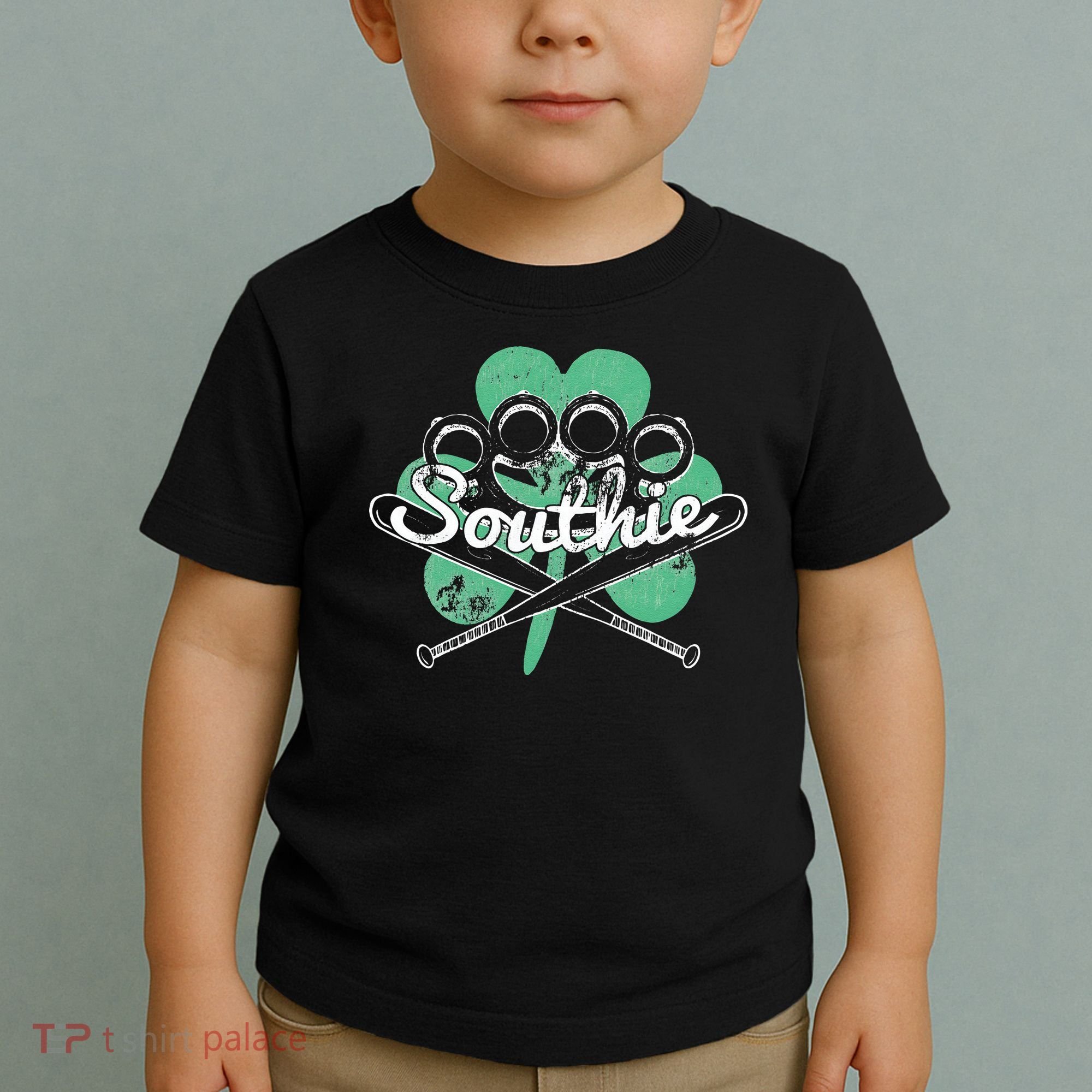 Southie Boston Irish Saint Patrick's Day Distressed Toddler T-Shirt
