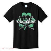 Southie Boston Irish Saint Patrick's Day Distressed Kids T-Shirt thumb 0