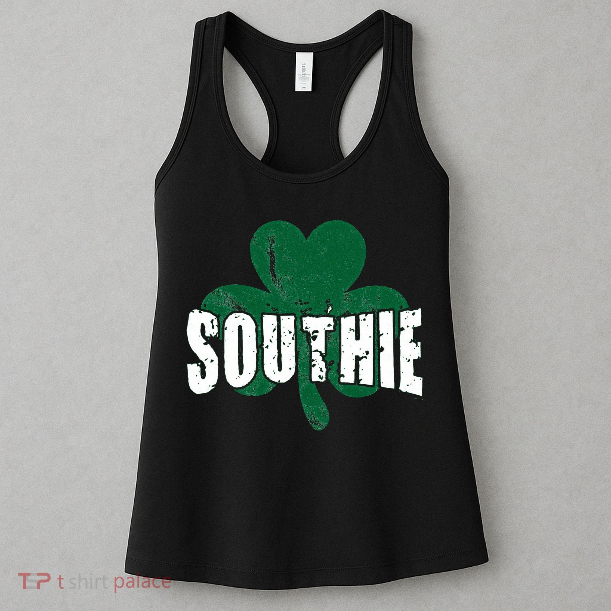 Southie Boston Irish Saint Patrick's Day Funny Women's Tank Top